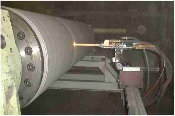 HVOF Spraying Callender Roll for Paper Manufacture