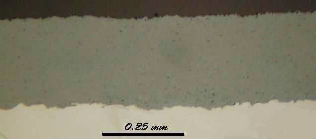 Microstructure of Plasma Sprayed Chromium Oxide Coating X125