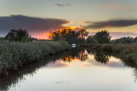 Norfolk Sunset on River Chet