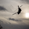 Chinook helicopter silhouette