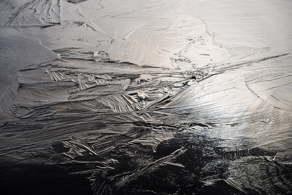 Abstract Crystalline Ice Texture