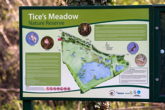Tice's Meadow Information Board