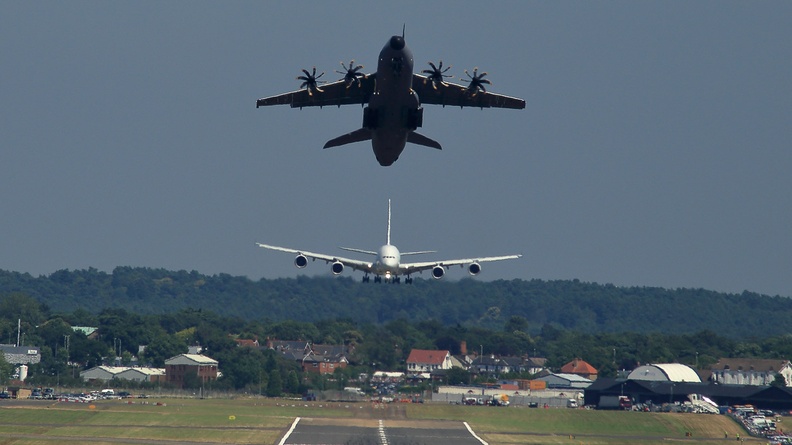Airbus A400M 'Grizzly' and A380 Aircraft