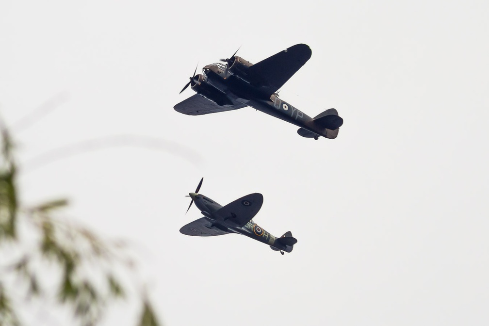 Bristol Blenheim and Spitfire