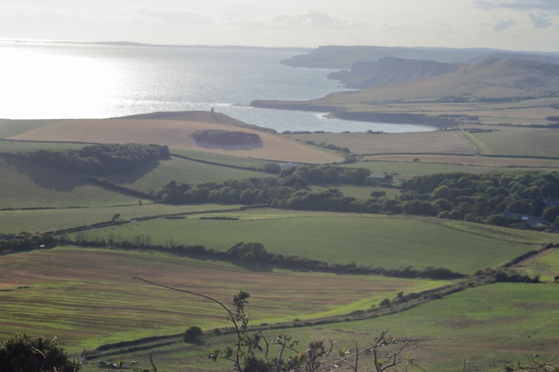 View of Kimmeridge from Swyre Head