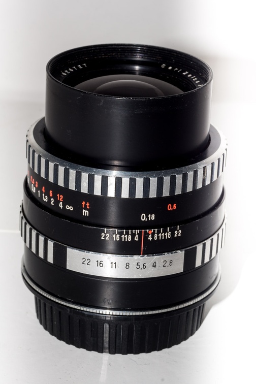 Carl Zeiss Jena Flektogon 2.8/35mm (zebra) lens