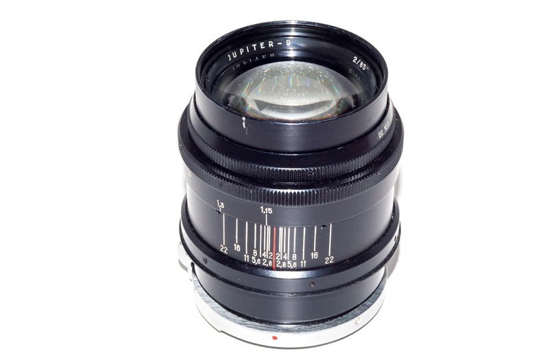 Jupiter-9 85mm F/2 lens for Kiev/Contax