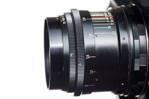Kiev/Contax range finder Jupiter 9 lens