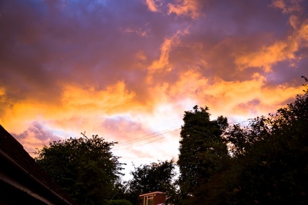 Fiery Sunset Clouds - pk117275