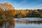 Autumnal Golden Hour over Pond - pk112068